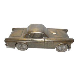 BANTHRICO vintage 1974 metal bill, coin bank T-Bird 7" long